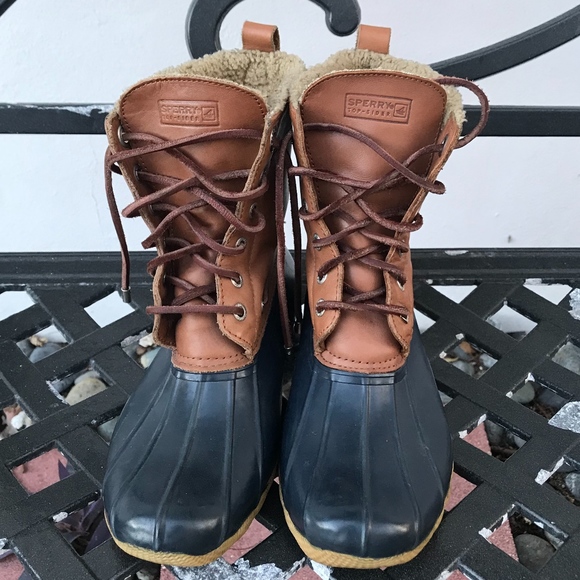 Sperry Shoes - Sperry Saltwater Weatherproof Rubber Leather Boots